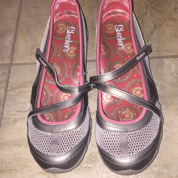 skechers pewter shoes